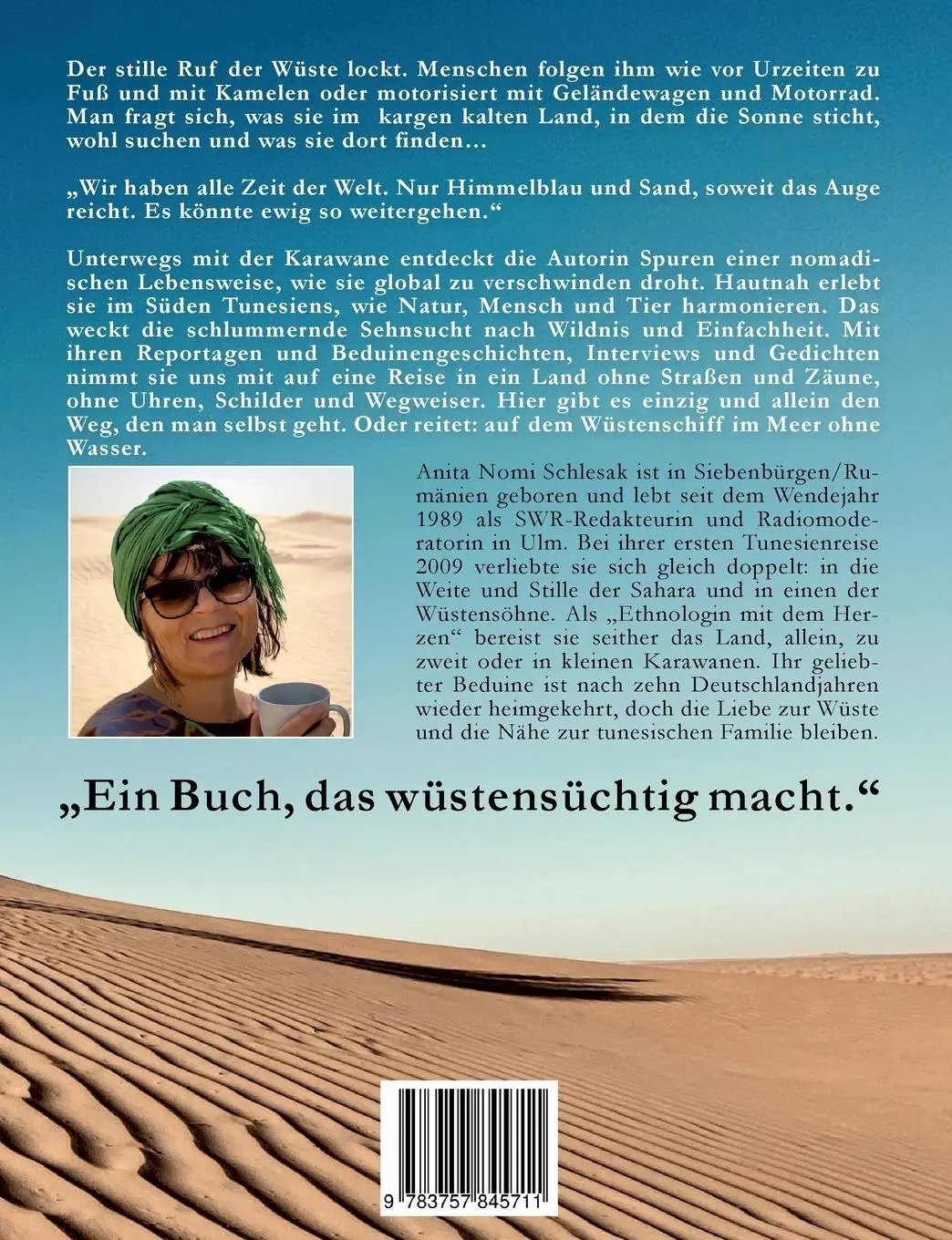 Rückseite: 9783757845711 | Wüstenliebe | Anita Schlesak | Taschenbuch | Paperback | 128 S. | 2023