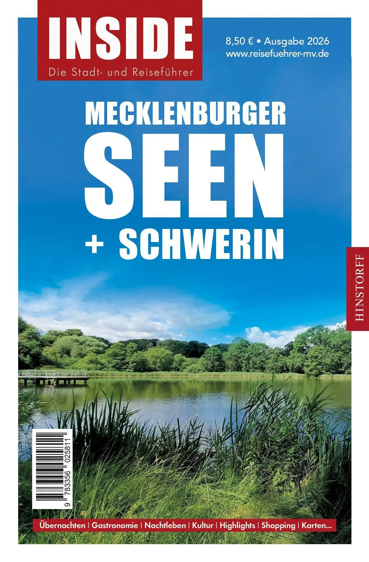Cover: 9783356025811 | Mecklenburger Seen + Schwerin INSIDE 2026 | Andreas Meyer | Buch