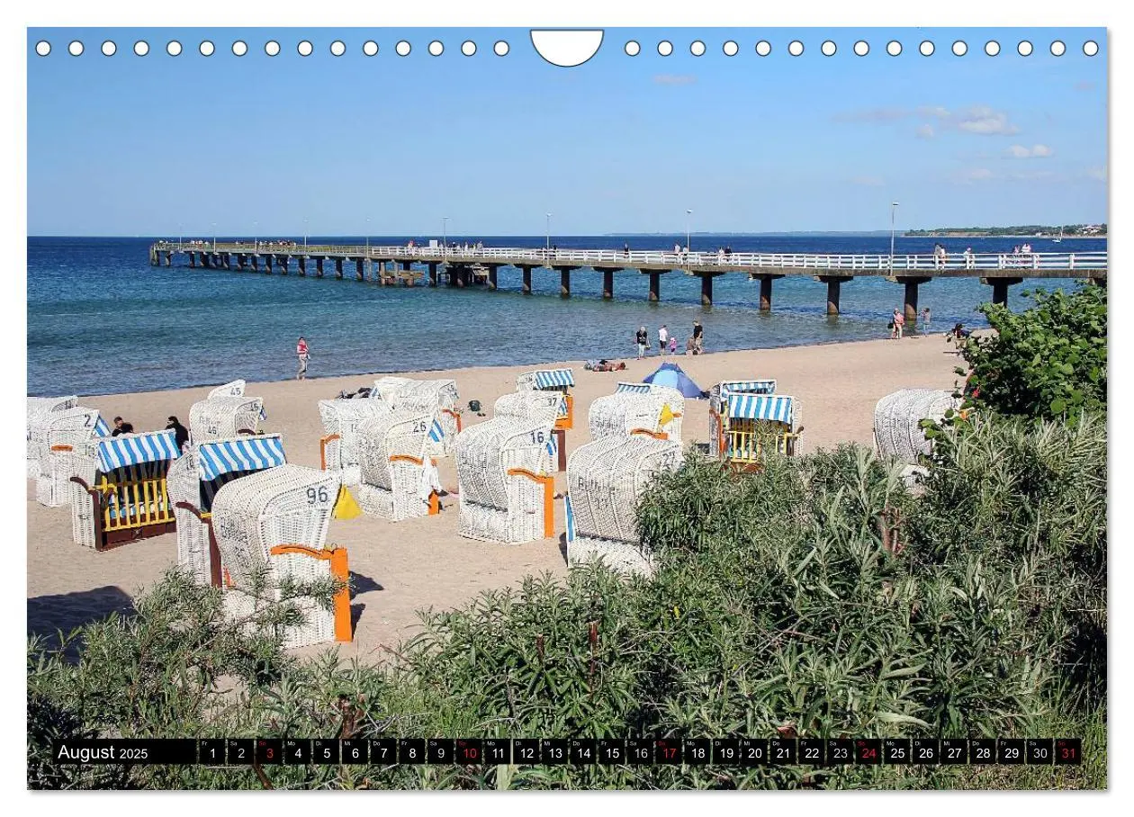 Bild: 9783435605811 | Timmendorfer Strand (Wandkalender 2025 DIN A4 quer), CALVENDO...