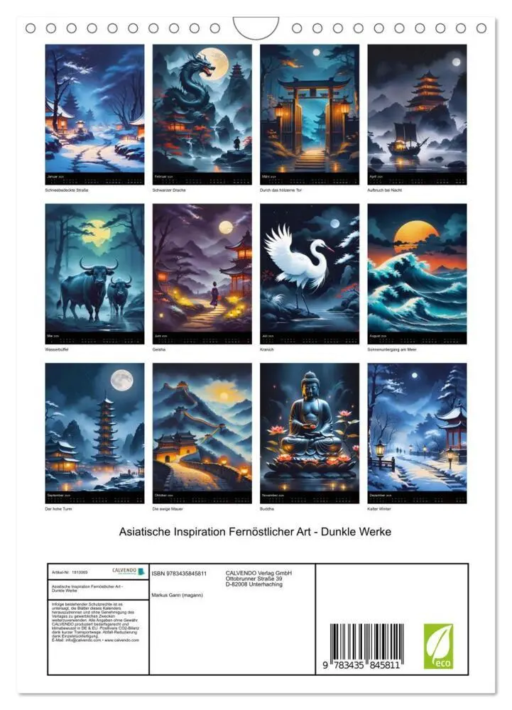 Bild: 9783435845811 | Asiatische Inspiration Fernöstlicher Art - Dunkle Werke...