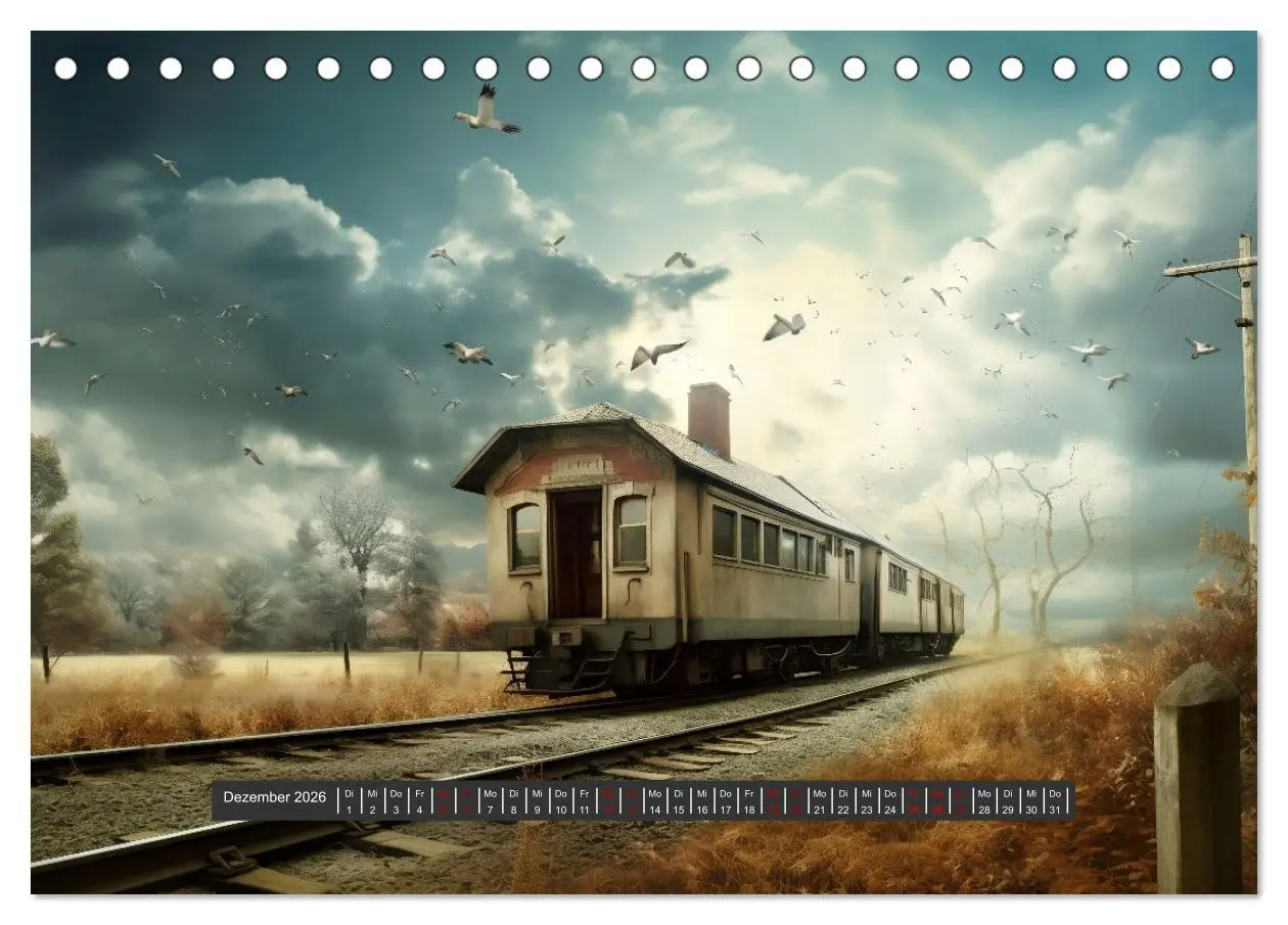 Bild: 9783457485811 | Unheimliche Behausungen (Tischkalender 2026 DIN A5 quer), CALVENDO...