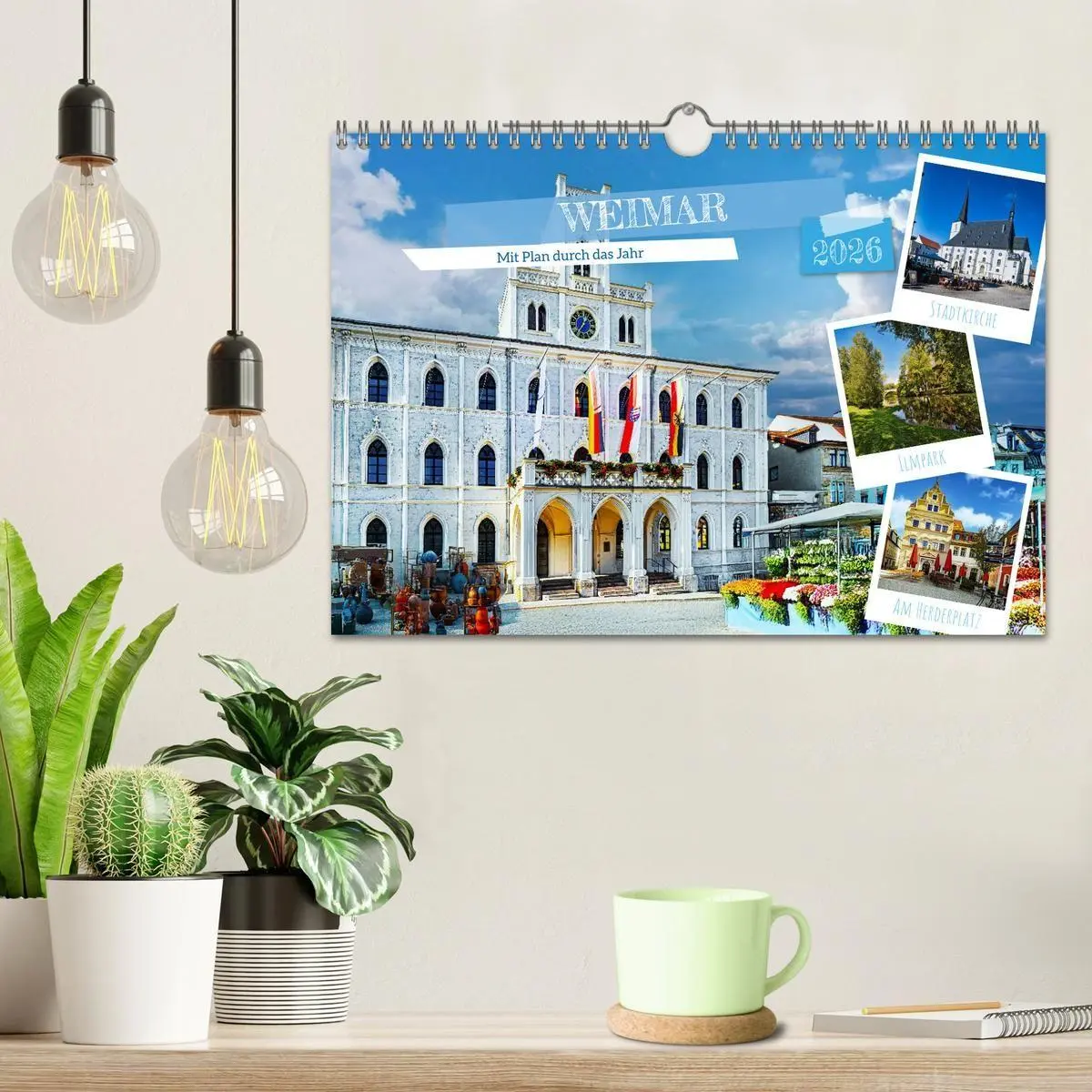 Bild: 9783516715811 | Weimar - Mit Plan durch das Jahr (Wandkalender 2026 DIN A4 quer),...