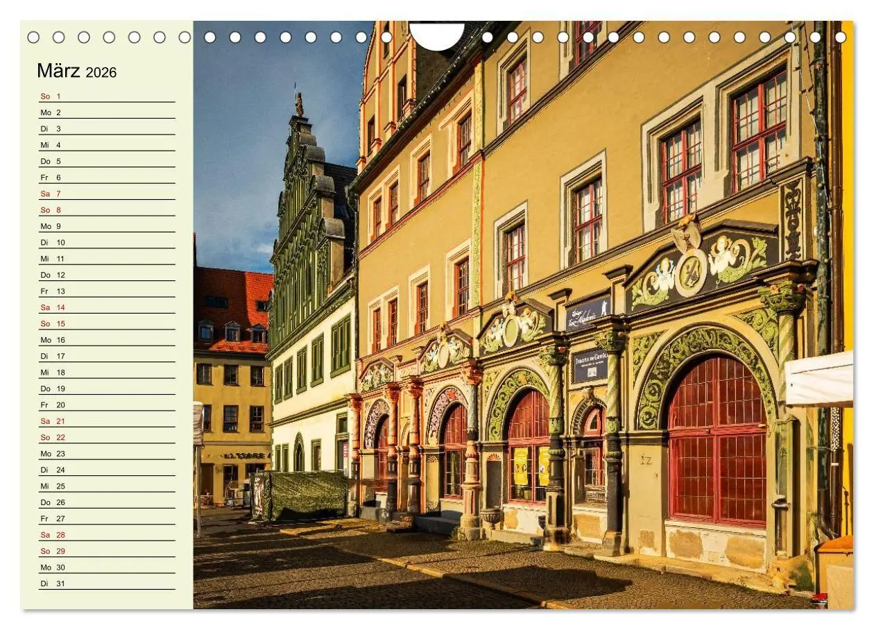 Bild: 9783516715811 | Weimar - Mit Plan durch das Jahr (Wandkalender 2026 DIN A4 quer),...