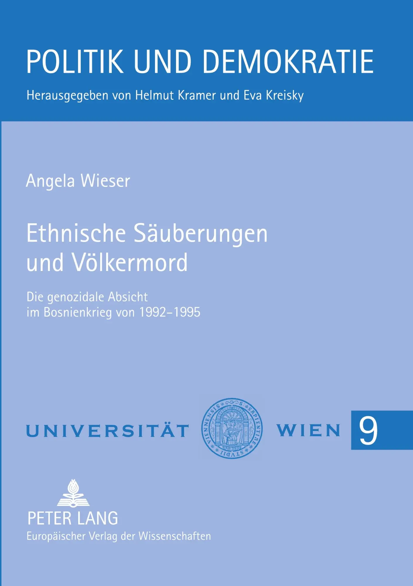 Cover: 9783631555811 | Ethnische Säuberungen und Völkermord | Angela Wieser | Taschenbuch