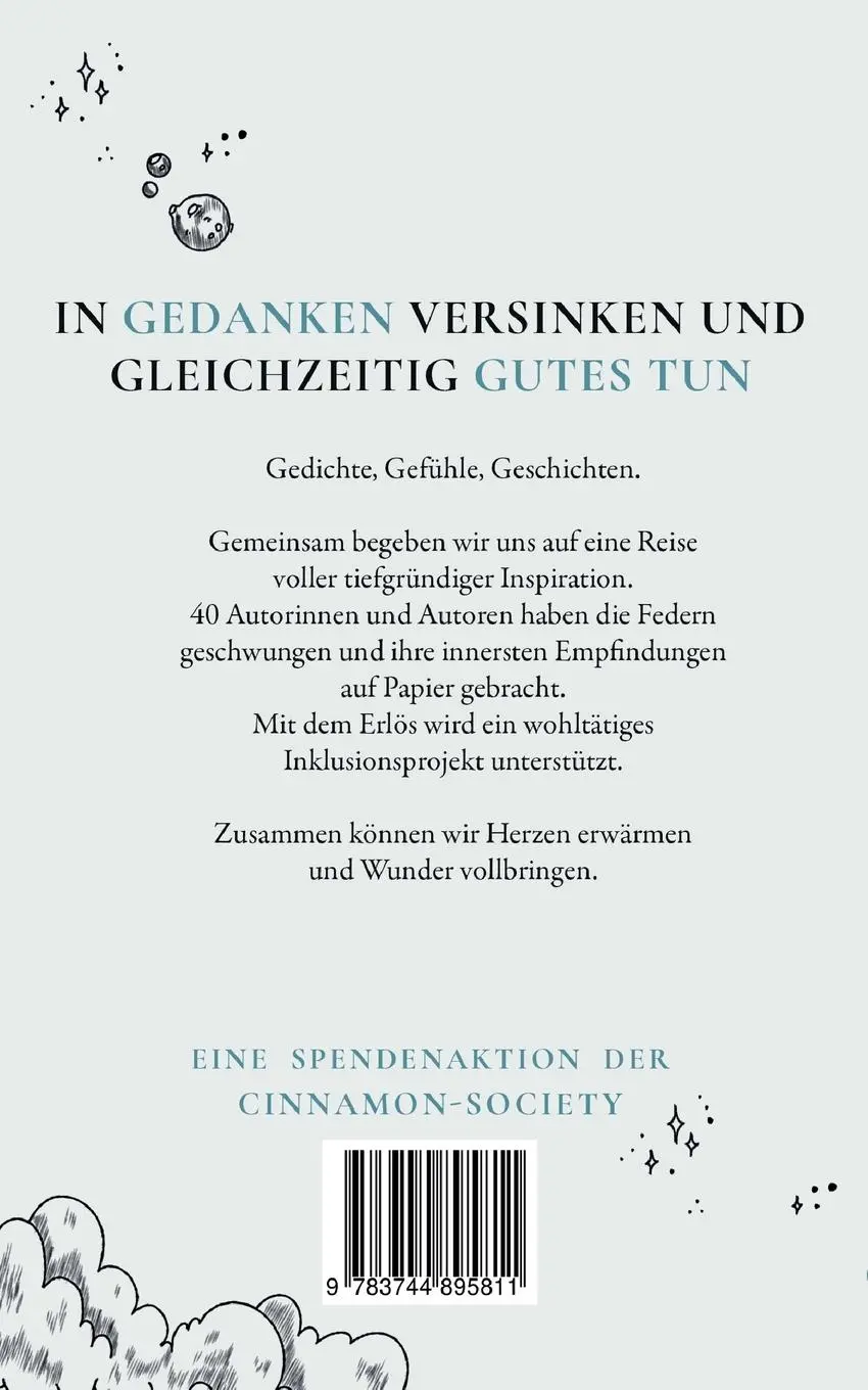 Rückseite: 9783744895811 | Zimt und Poesie | Mitternachtsgedanken | Cinnamon Society | Buch