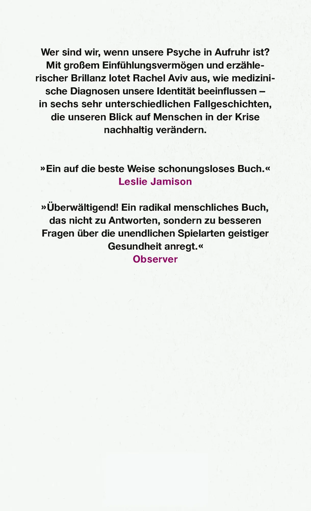 Bild: 9783446275911 | Sich selbst fremd | Rachel Aviv | Buch | 304 S. | Deutsch | 2025