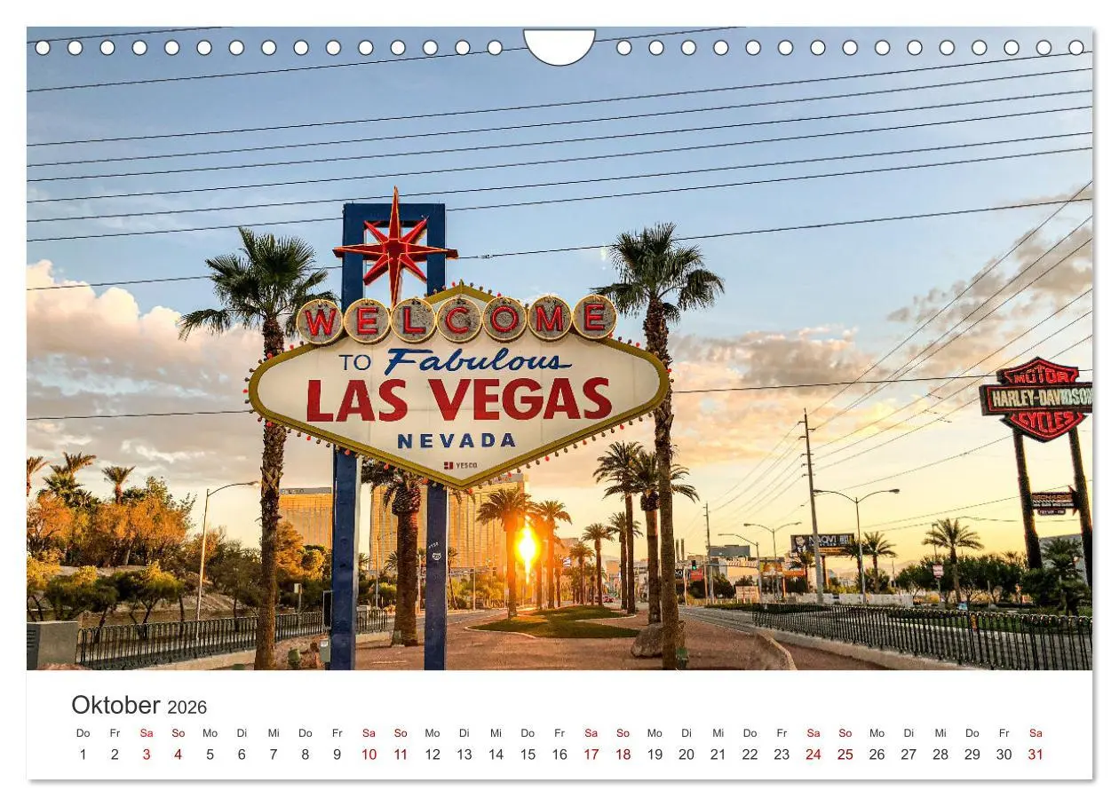 Bild: 9783457615911 | Las Vegas - Spiel, Spaß und Glück (Wandkalender 2026 DIN A4 quer),...
