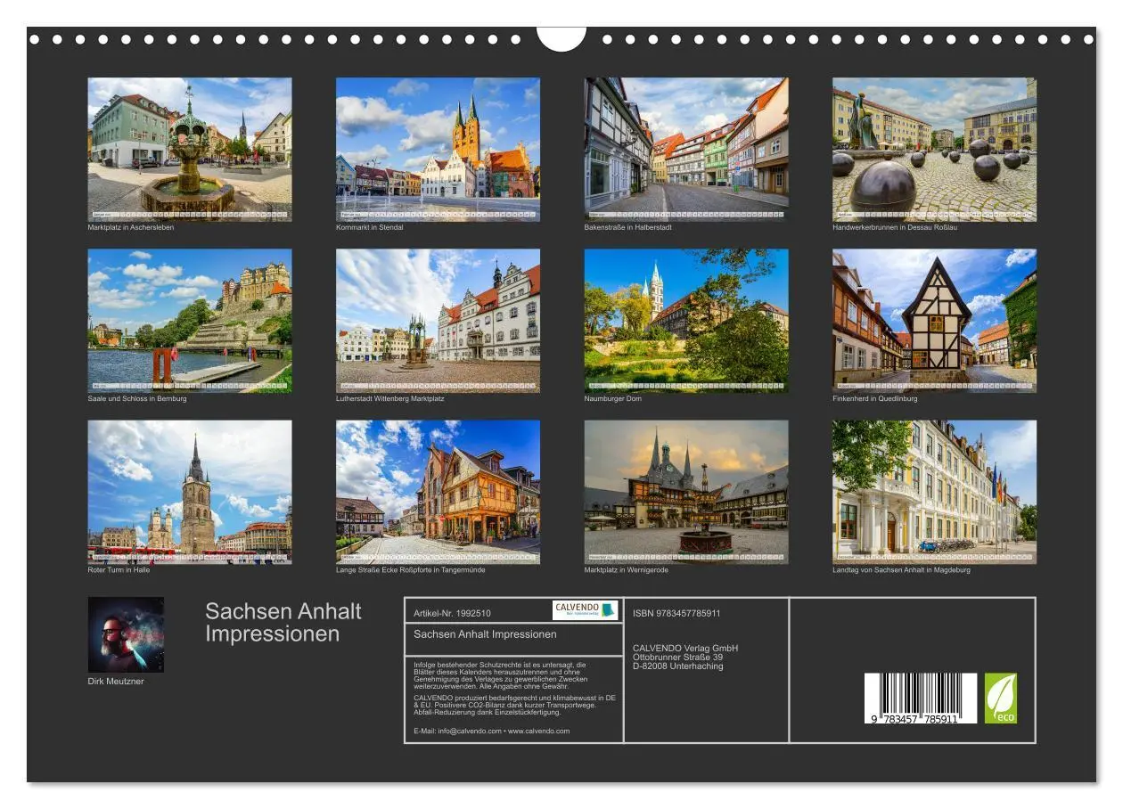 Bild: 9783457785911 | Sachsen Anhalt Impressionen (Wandkalender 2026 DIN A3 quer),...