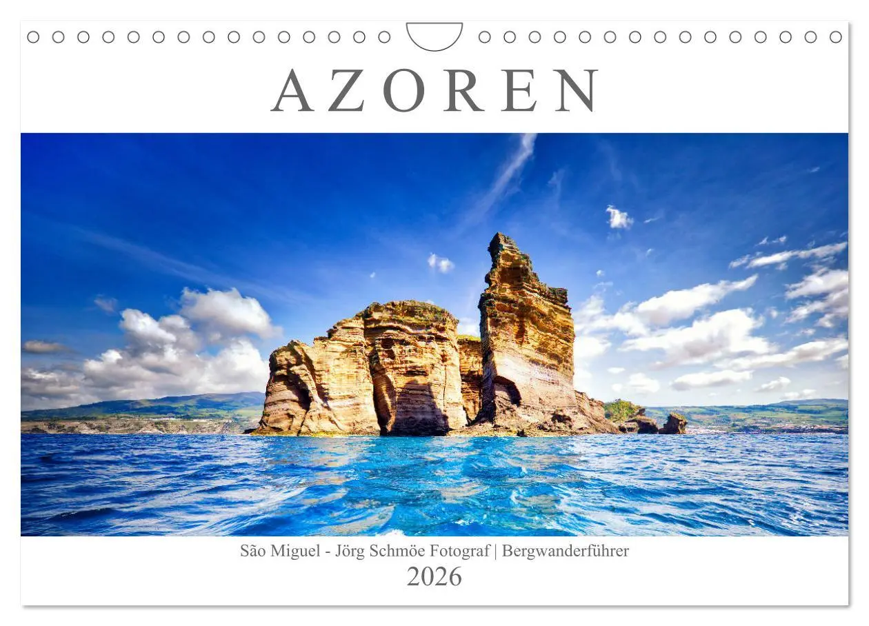 Cover: 9783457925911 | A Z O R E N (Wandkalender 2026 DIN A4 quer), CALVENDO Monatskalender