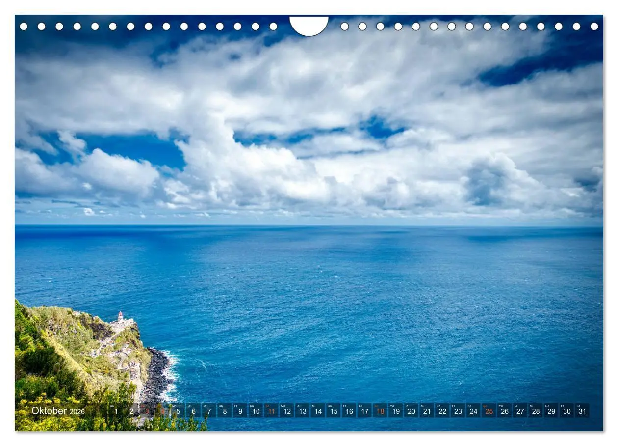 Bild: 9783457925911 | A Z O R E N (Wandkalender 2026 DIN A4 quer), CALVENDO Monatskalender