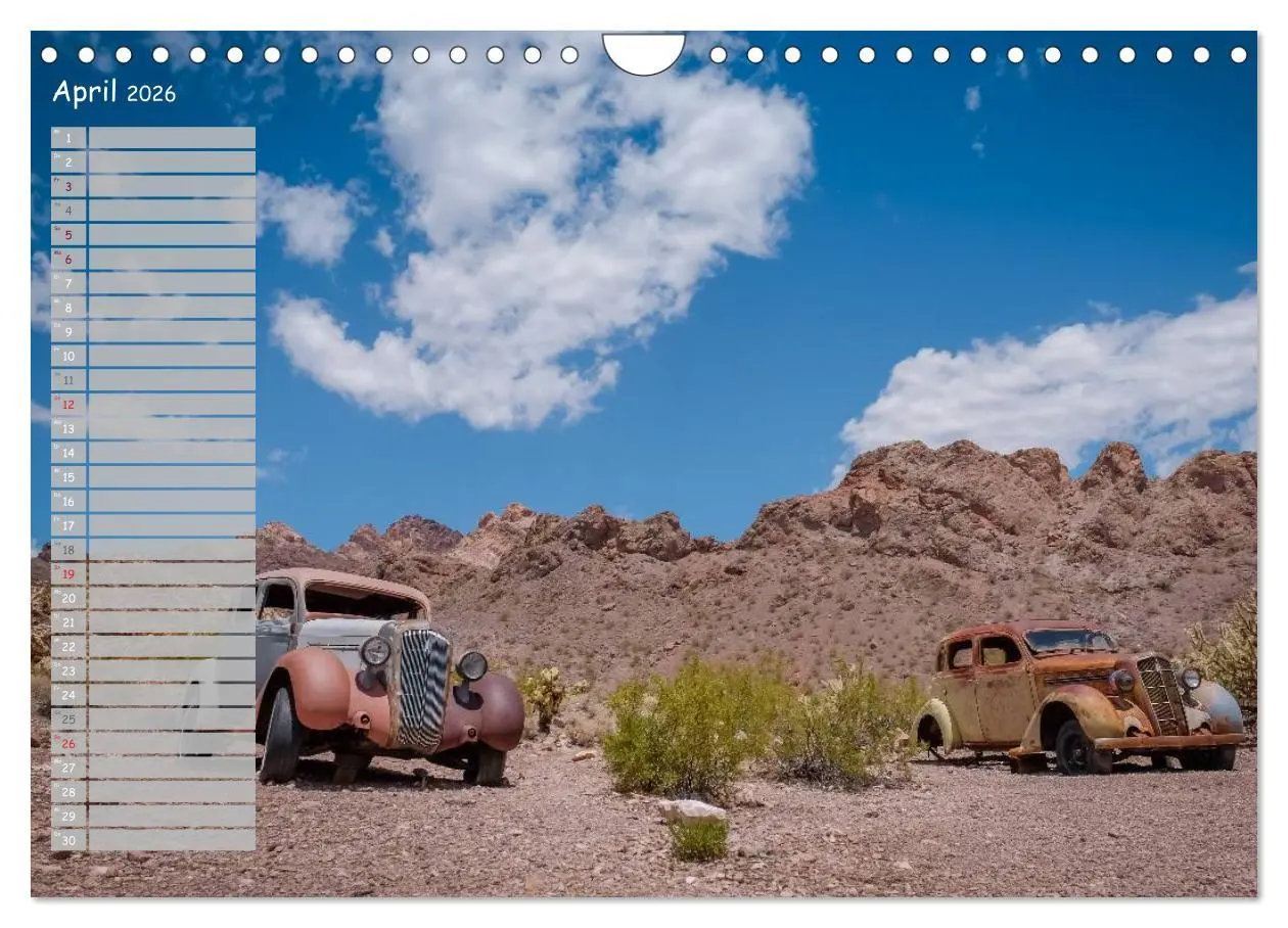 Bild: 9783516015911 | Vergessene Zeitzeugen entlang der Route 66 (Wandkalender 2026 DIN...