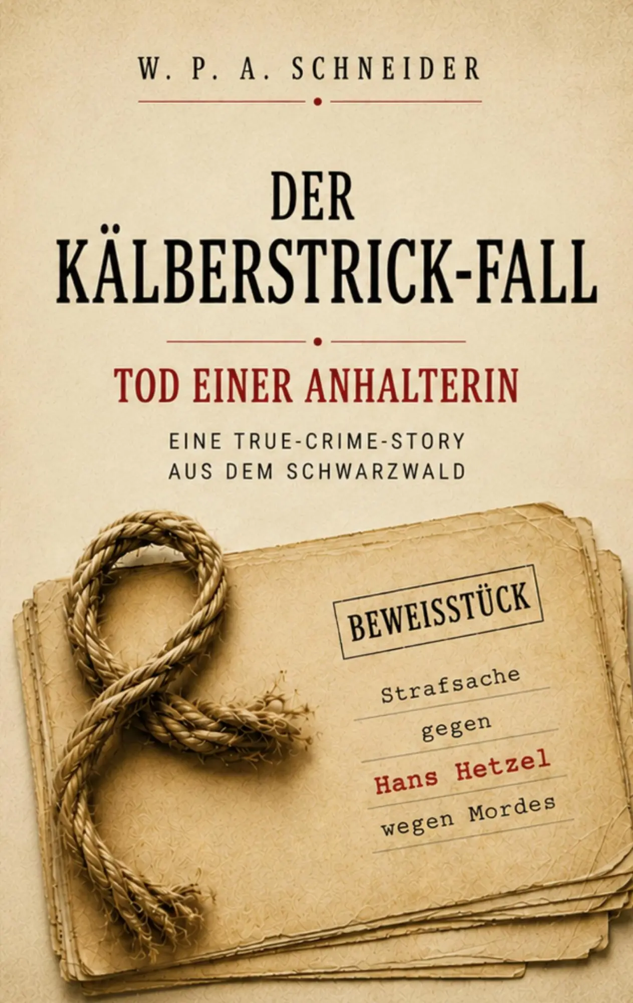 Cover: 9783696375911 | Der Kälberstrick-Fall - Tod einer Anhalterin | W. P. A. Schneider