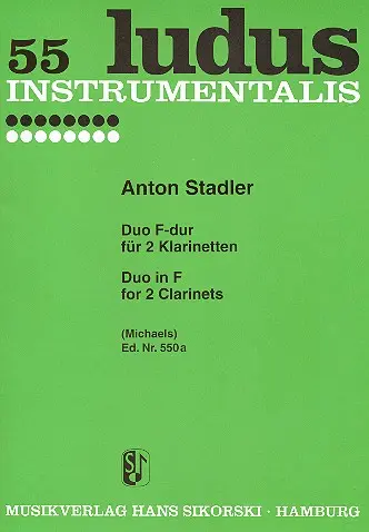 Cover: 9790003005911 | Duo F ( Ludus 55 ) | Stadler | Buch | Sikorski Edition