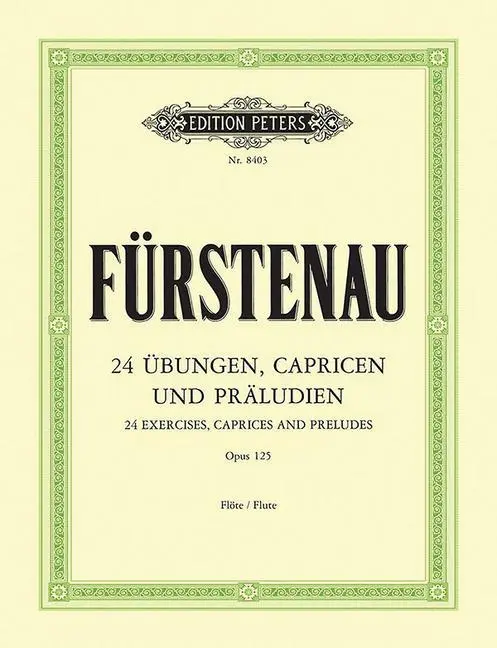 Cover: 9790014065911 | 24 Übungen, Capricen und Präludien op. 125 | Anton Bernhard Fürstenau