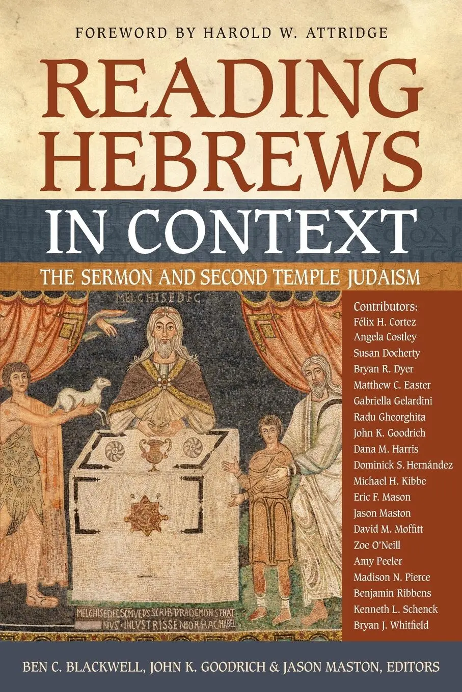 Cover: 9780310116011 | Reading Hebrews in Context | The Sermon and Second Temple Judaism