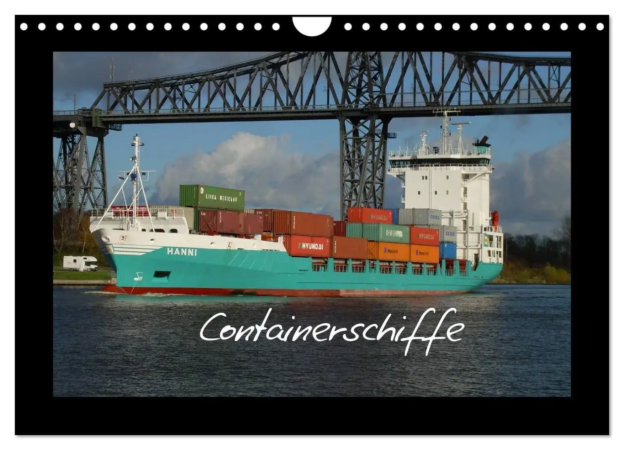 Cover: 9783516146011 | Containerschiffe (Wandkalender 2026 DIN A4 quer), CALVENDO...