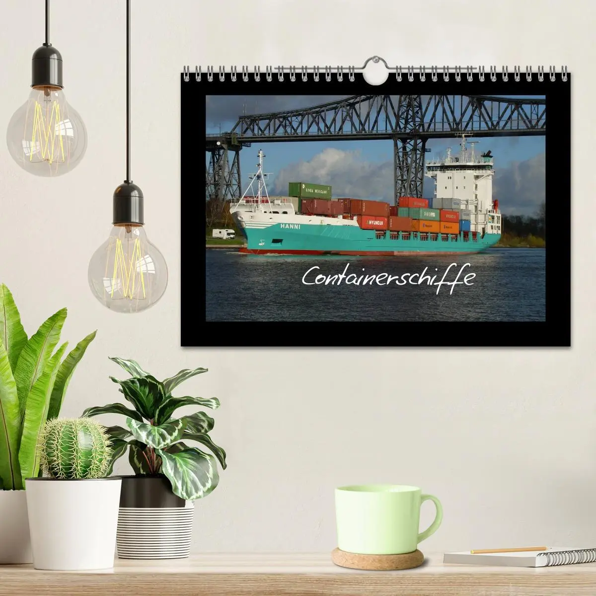 Bild: 9783516146011 | Containerschiffe (Wandkalender 2026 DIN A4 quer), CALVENDO...