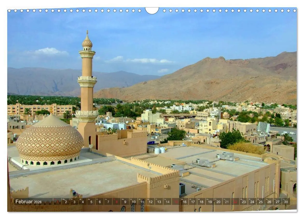 Bild: 9783516216011 | Oman - Eine Bilder-Reise (Wandkalender 2026 DIN A3 quer), CALVENDO...