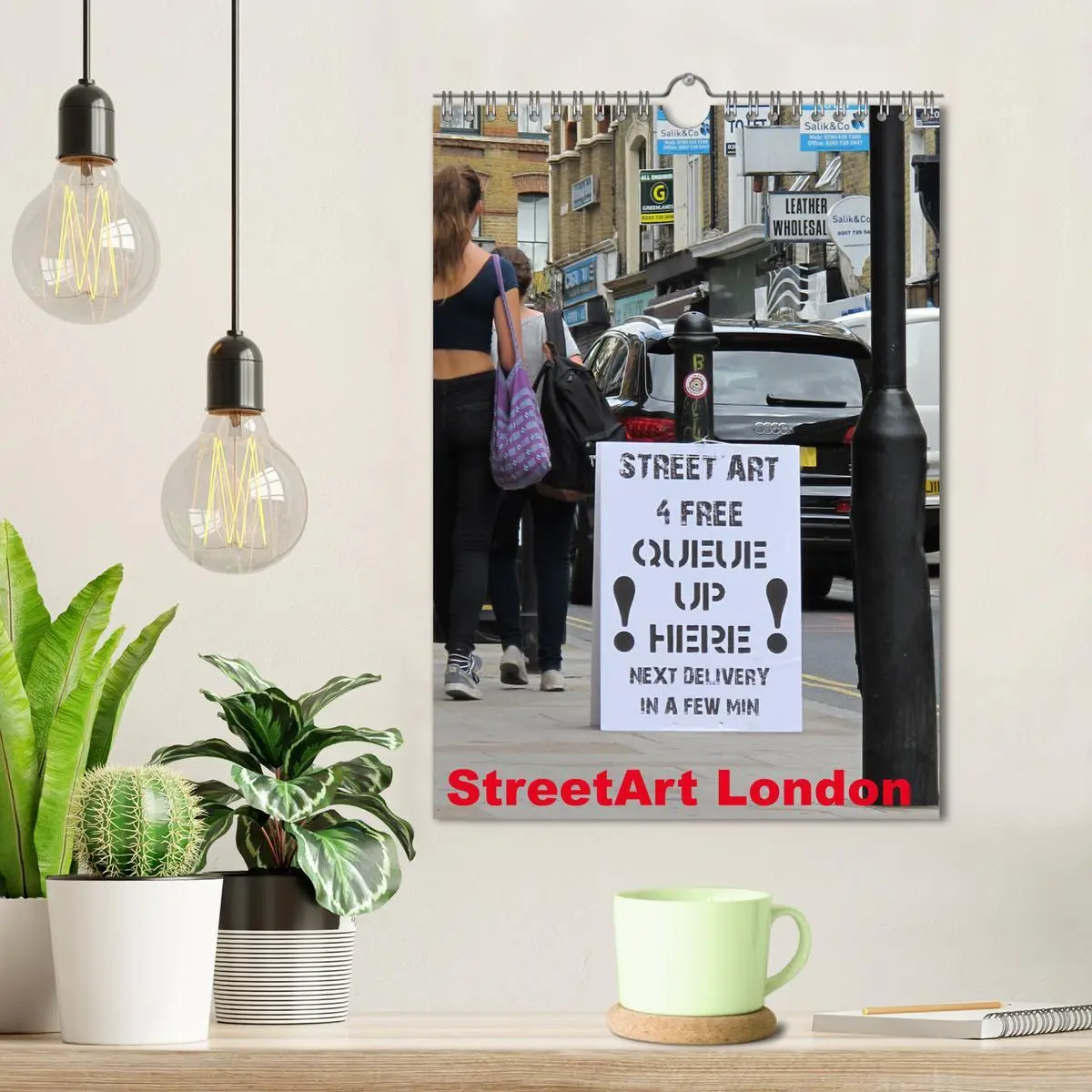 Bild: 9783516386011 | StreetArt London (Wandkalender 2026 DIN A4 hoch), CALVENDO...