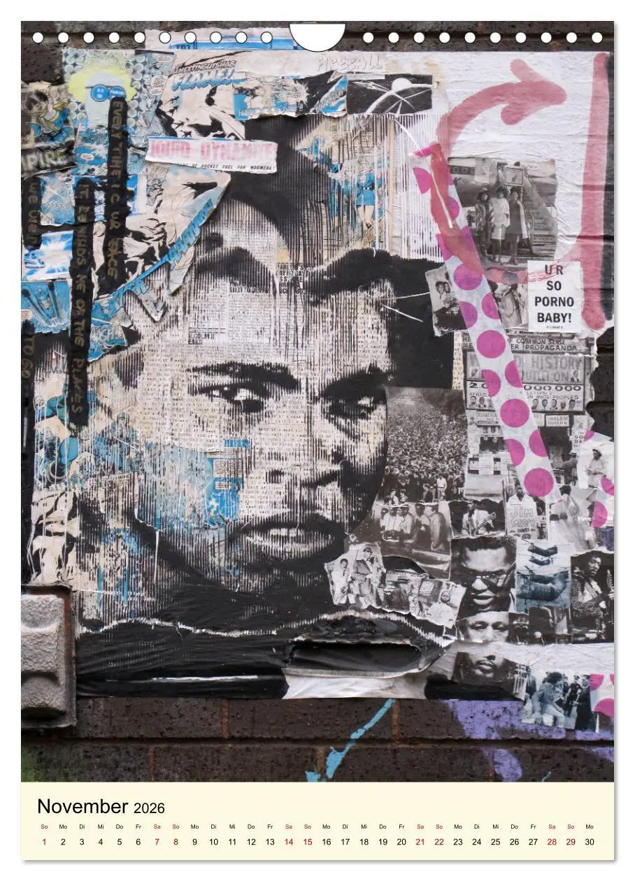 Bild: 9783516386011 | StreetArt London (Wandkalender 2026 DIN A4 hoch), CALVENDO...