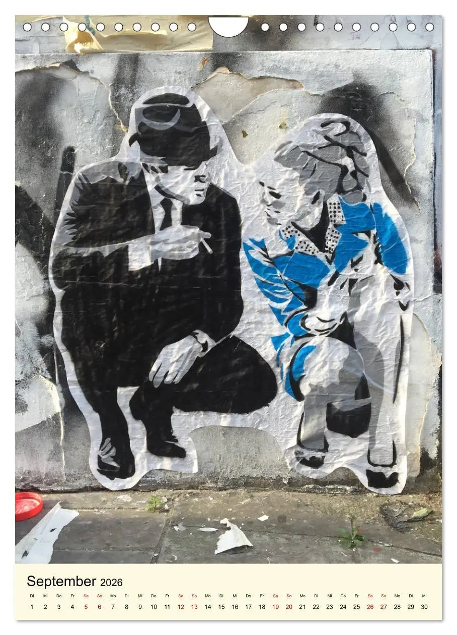 Bild: 9783516386011 | StreetArt London (Wandkalender 2026 DIN A4 hoch), CALVENDO...