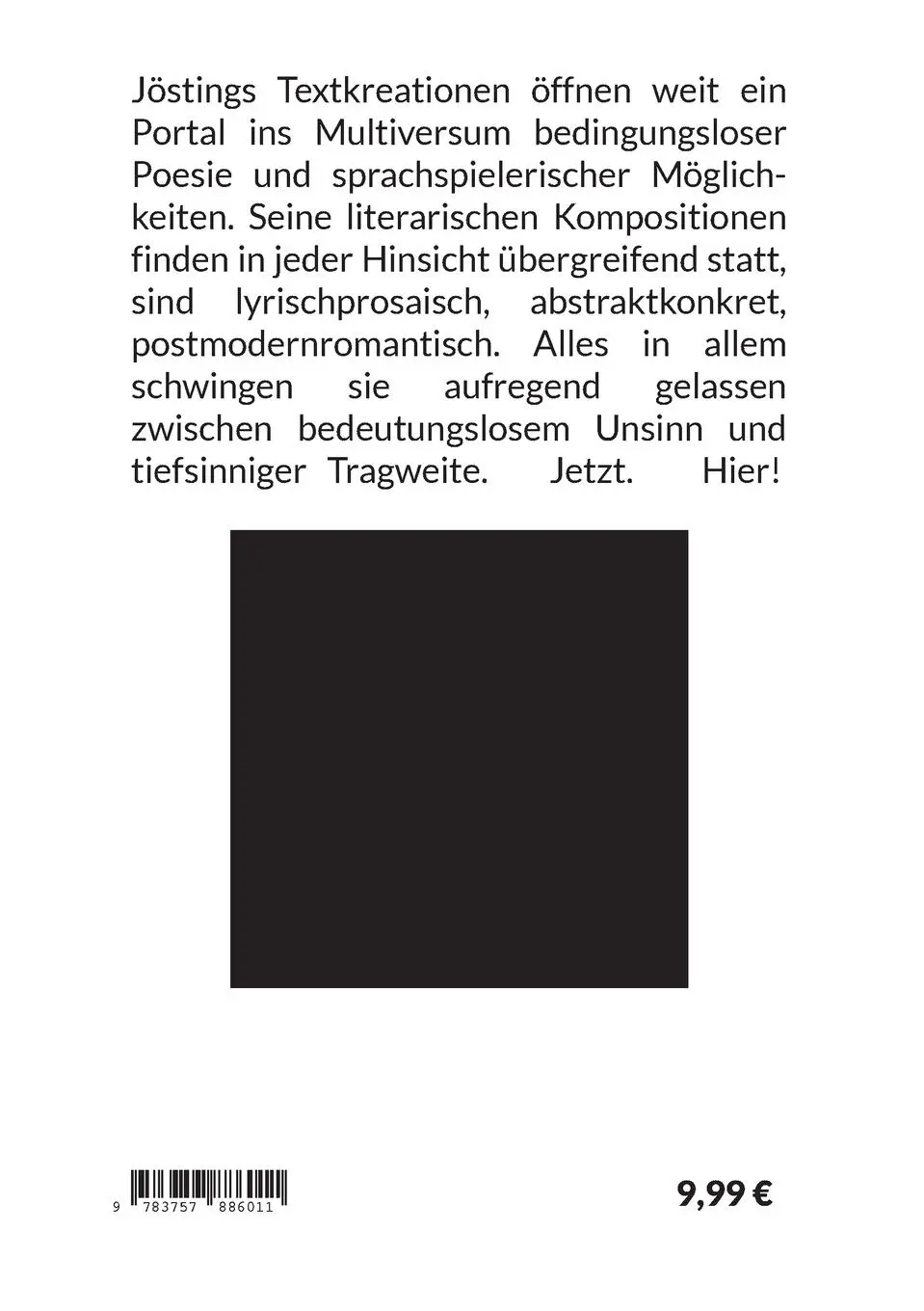 Rückseite: 9783757886011 | Ich bestatte ein Eichhörnchen | Ulrich Jösting | Taschenbuch | 182 S.