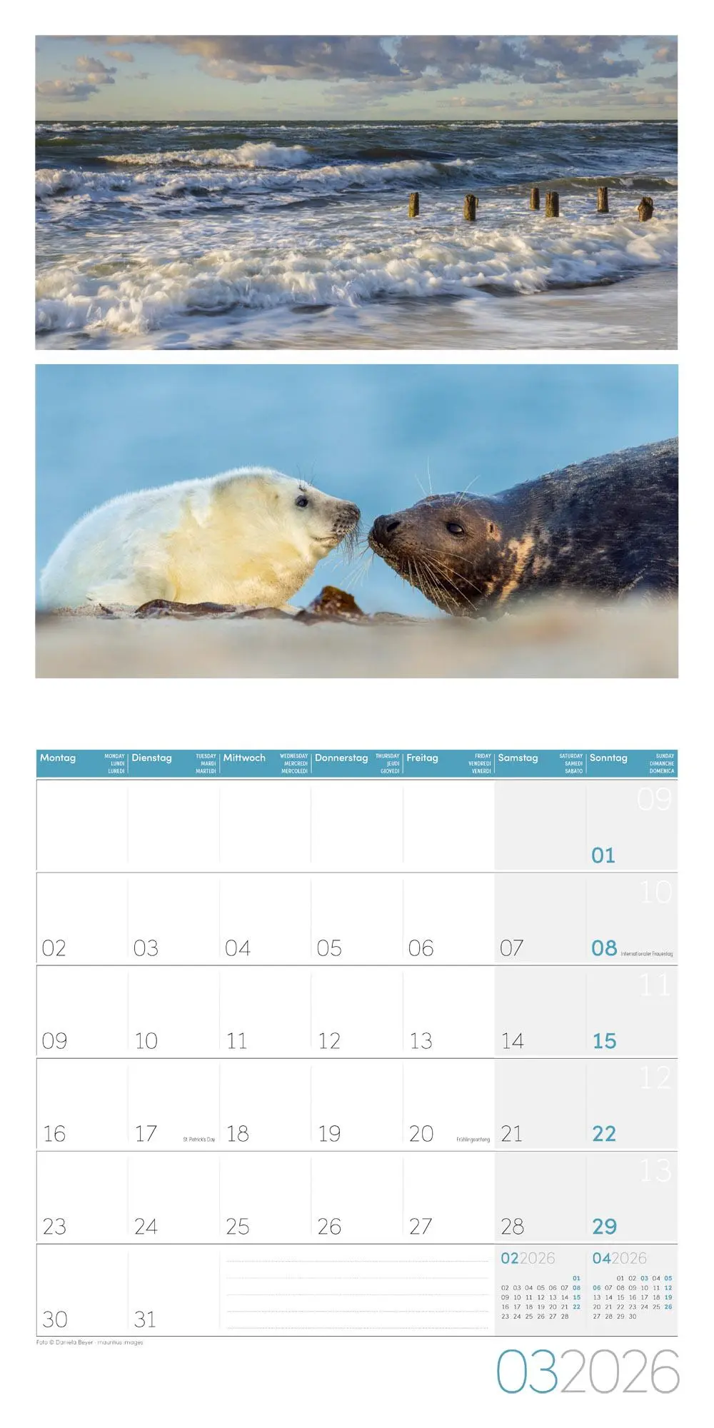 Bild: 9783838446011 | Colours of Nature Broschürenkalender 2026 - 30x30 - Art12 | GmbH