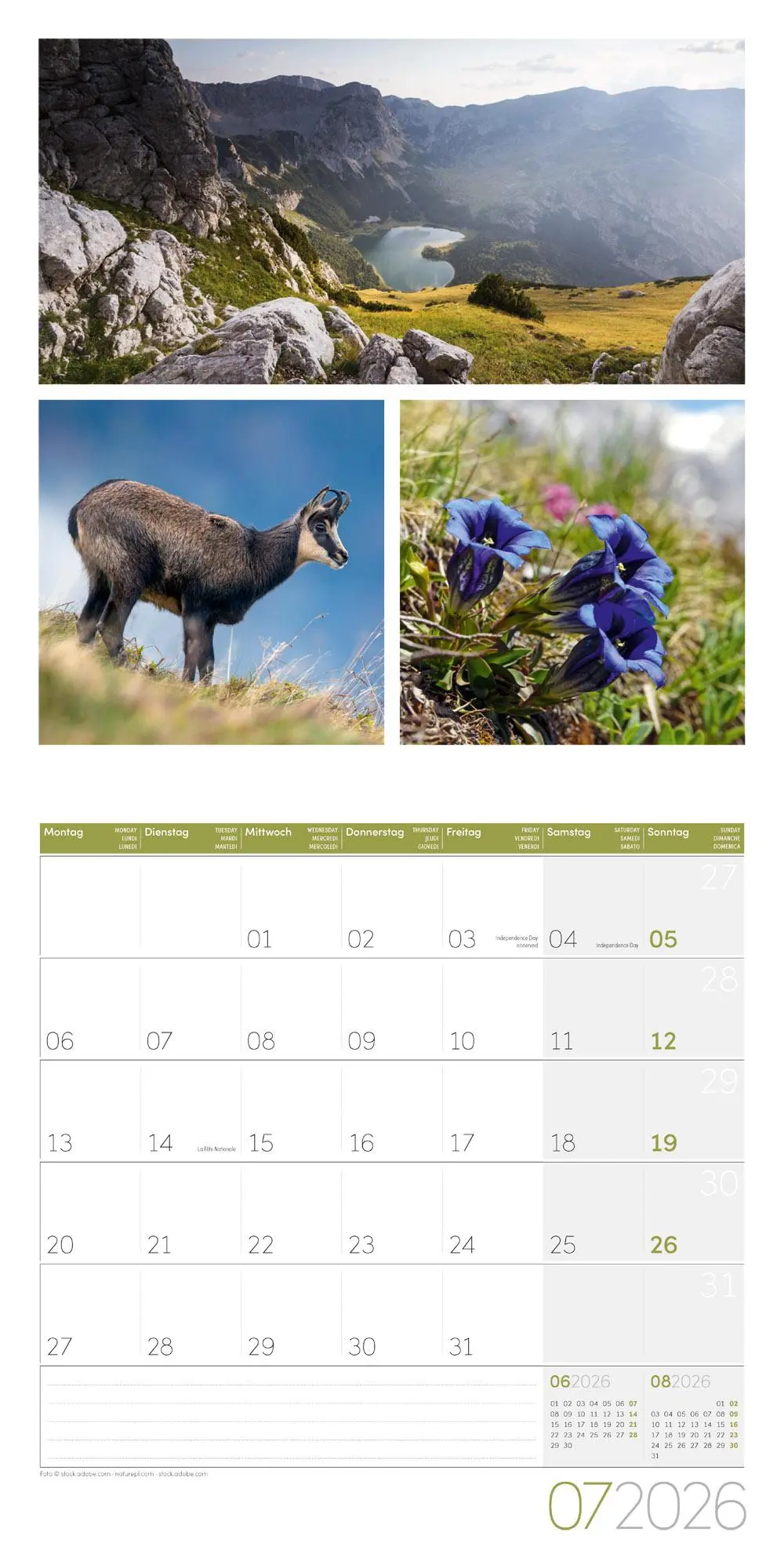 Bild: 9783838446011 | Colours of Nature Broschürenkalender 2026 - 30x30 - Art12 | GmbH