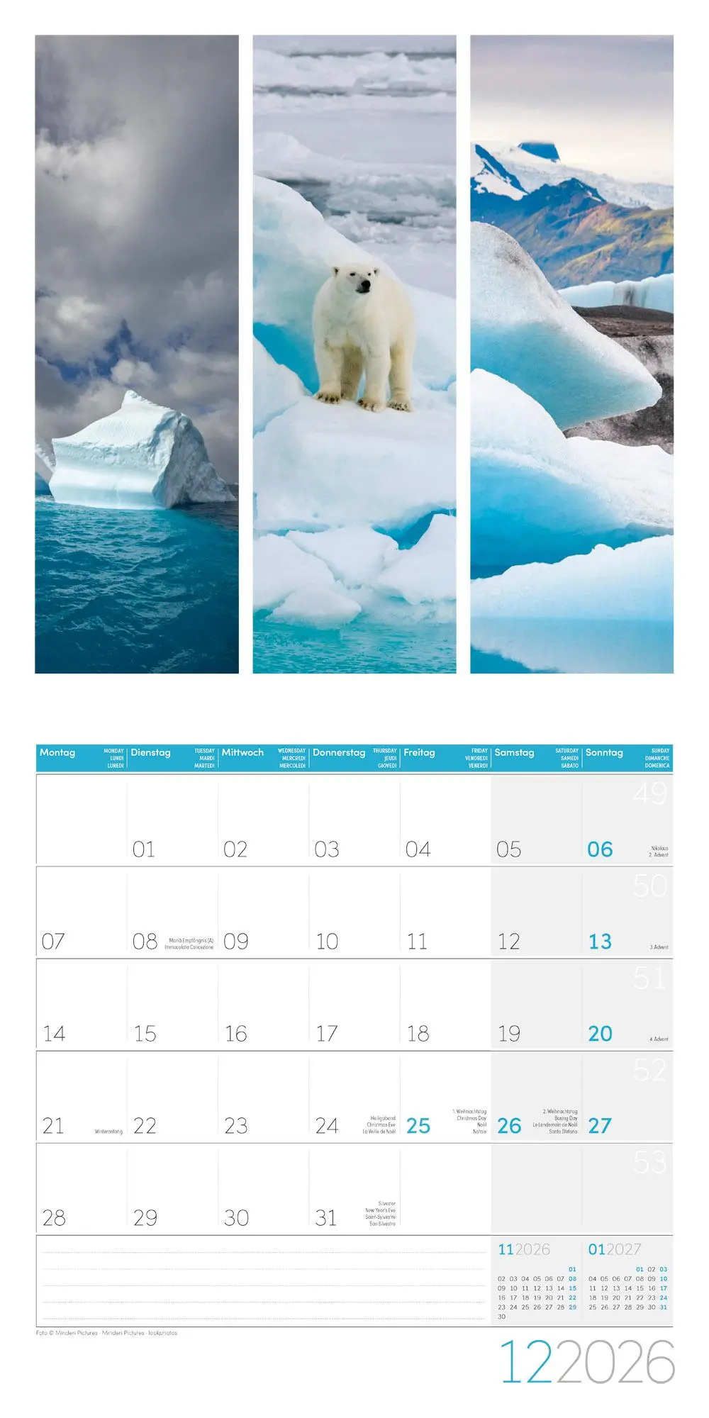 Bild: 9783838446011 | Colours of Nature Broschürenkalender 2026 - 30x30 - Art12 | GmbH