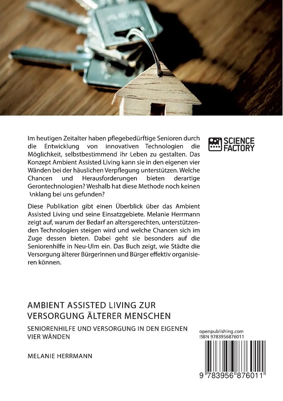 Rückseite: 9783956876011 | Ambient Assisted Living zur Versorgung älterer Menschen....