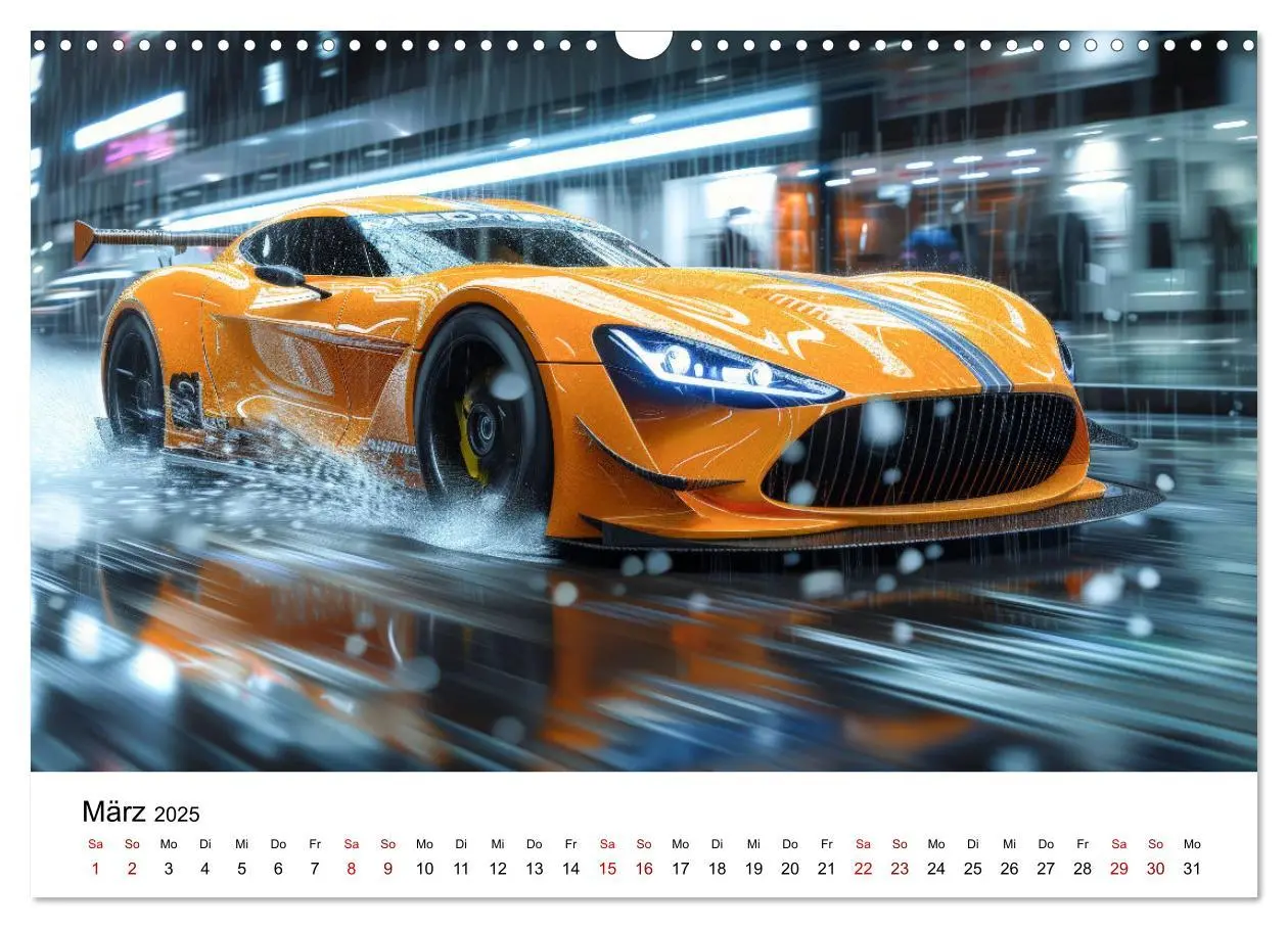 Bild: 9783383796111 | Schnelle Sportwagen (Wandkalender 2025 DIN A3 quer), CALVENDO...