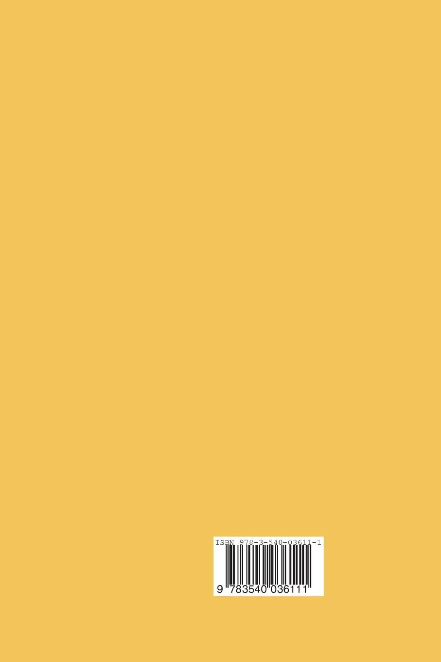 Rückseite: 9783540036111 | Einführung in die Analytische Zahlentheorie | Chandrasekharan | Buch