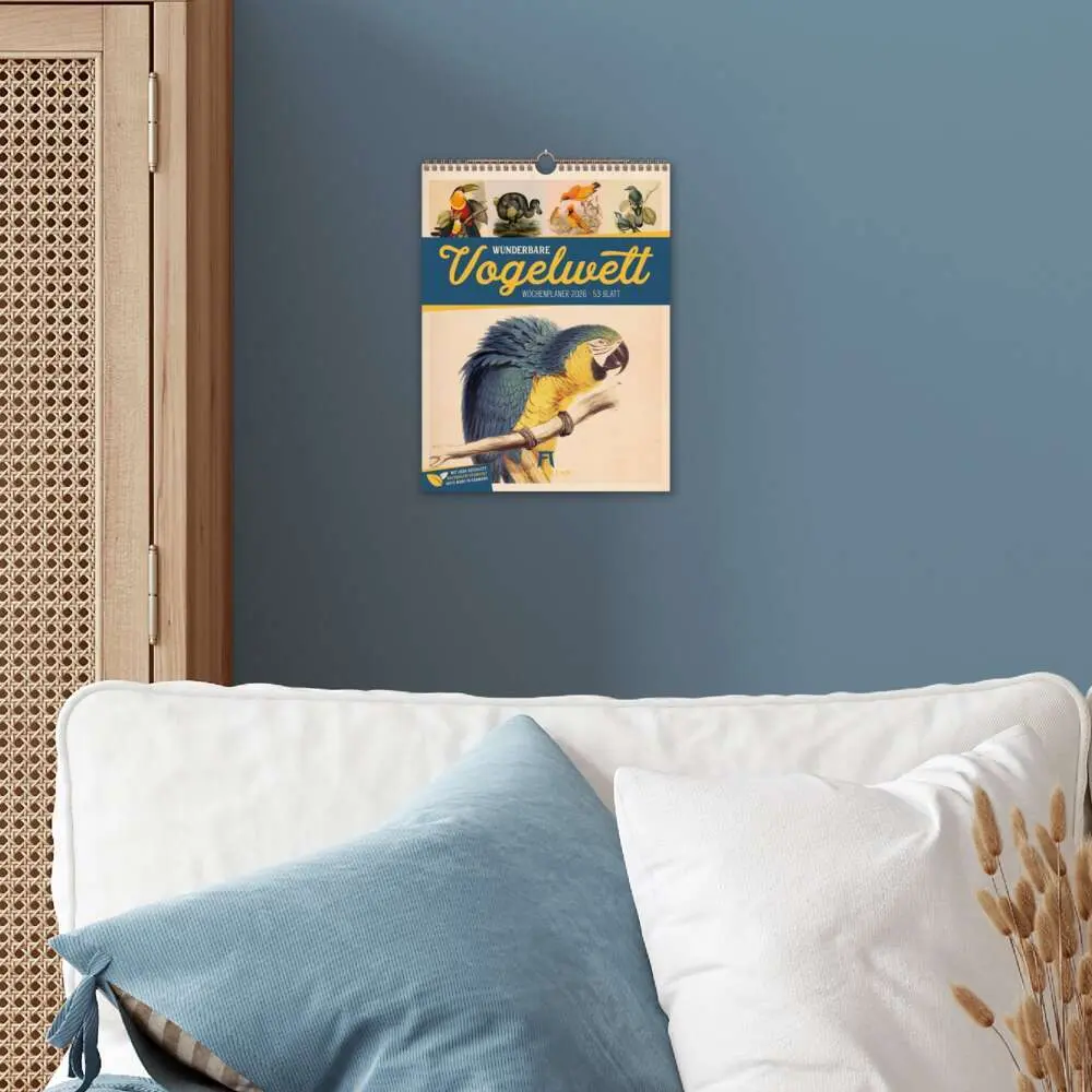 Bild: 9783838436111 | Wunderbare Vogelwelt Wochenplaner Kalender 2026 | GmbH | Kalender