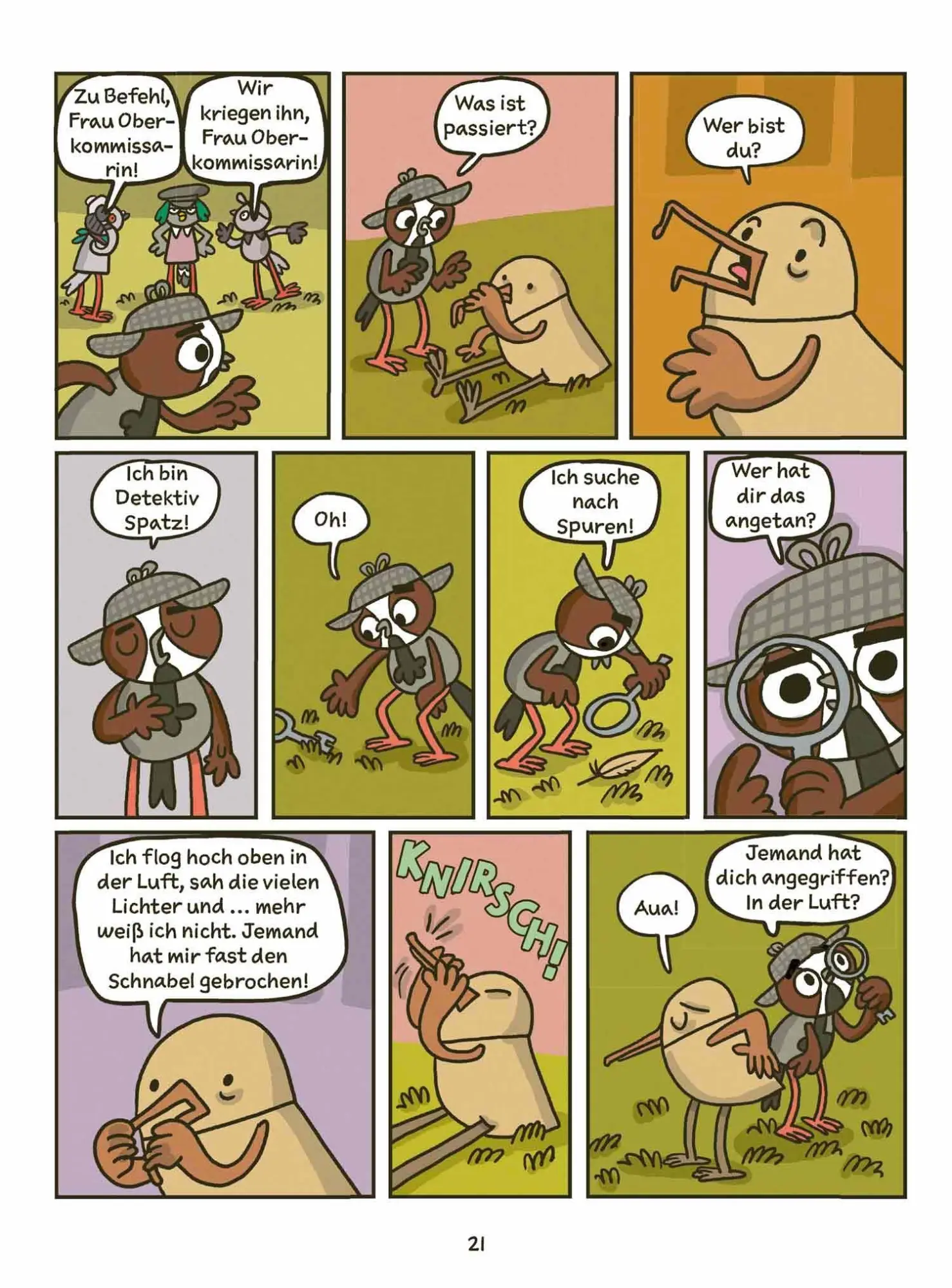 Bild: 9783949866111 | Detektiv Spatz und die gebrochene Feder | Tomasz Samojlik (u. a.)