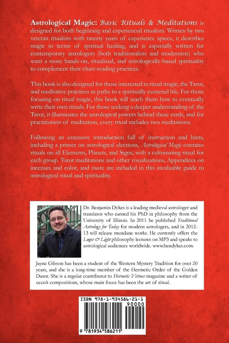 Rückseite: 9781934586211 | Astrological Magic | Basic Rituals &amp; Meditations | Dykes (u. a.)