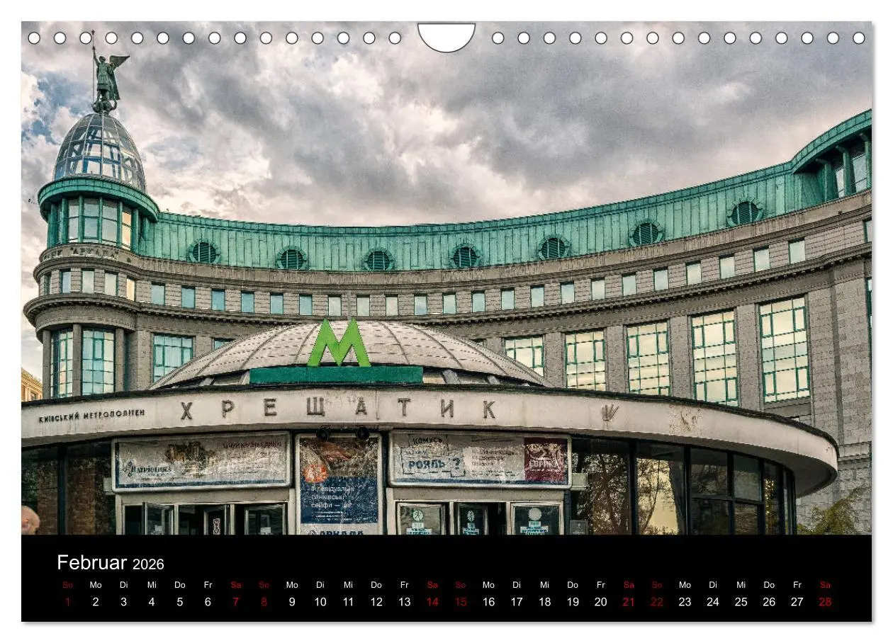 Bild: 9783457896211 | Unterwegs in Kiew (Wandkalender 2026 DIN A4 quer), CALVENDO...