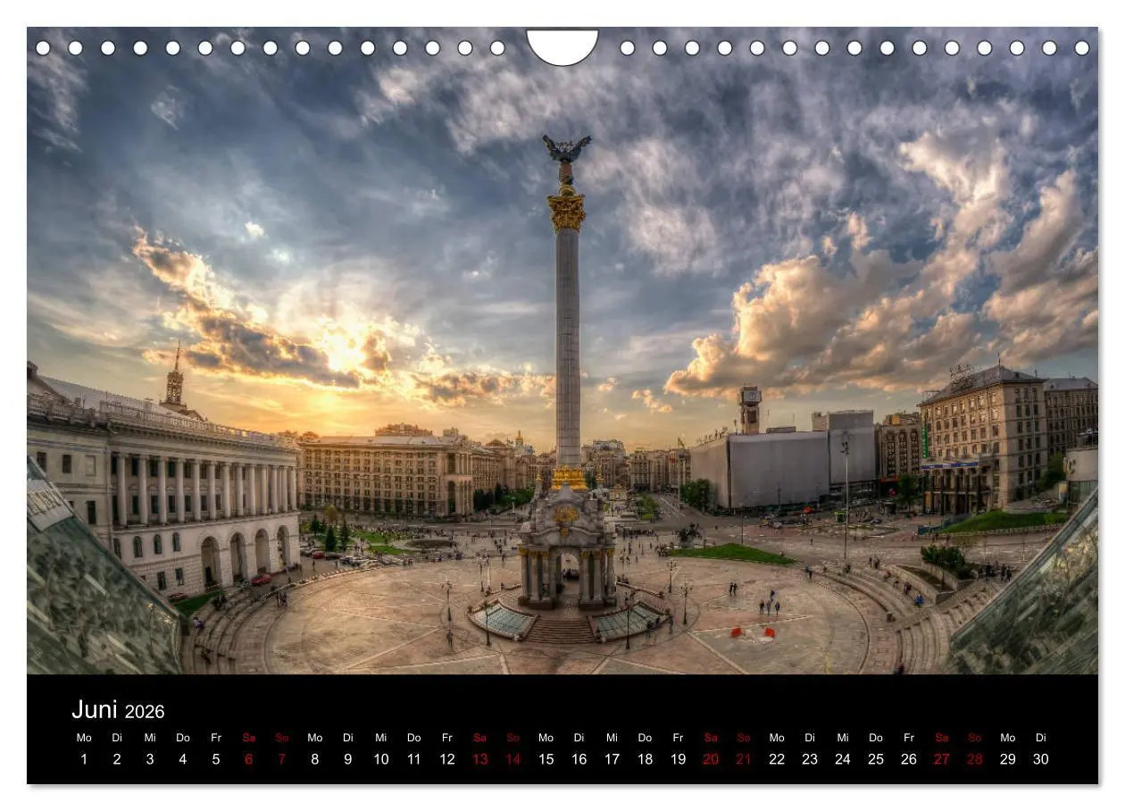 Bild: 9783457896211 | Unterwegs in Kiew (Wandkalender 2026 DIN A4 quer), CALVENDO...