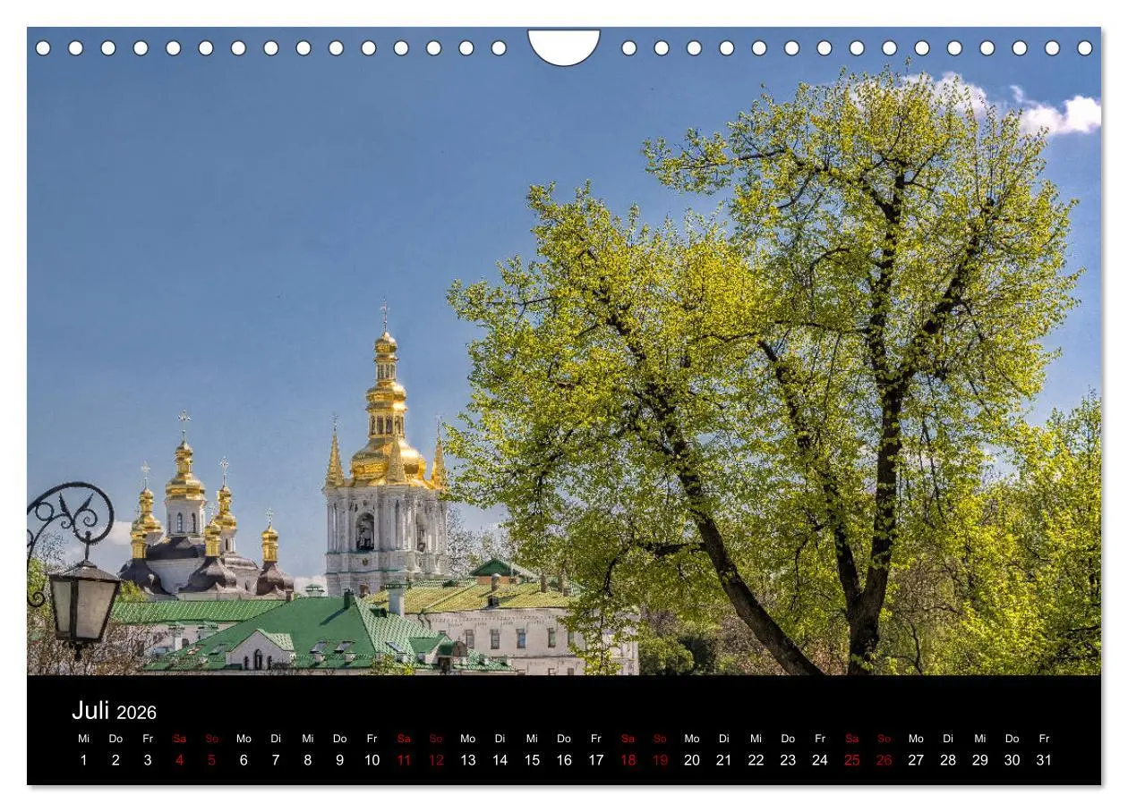 Bild: 9783457896211 | Unterwegs in Kiew (Wandkalender 2026 DIN A4 quer), CALVENDO...