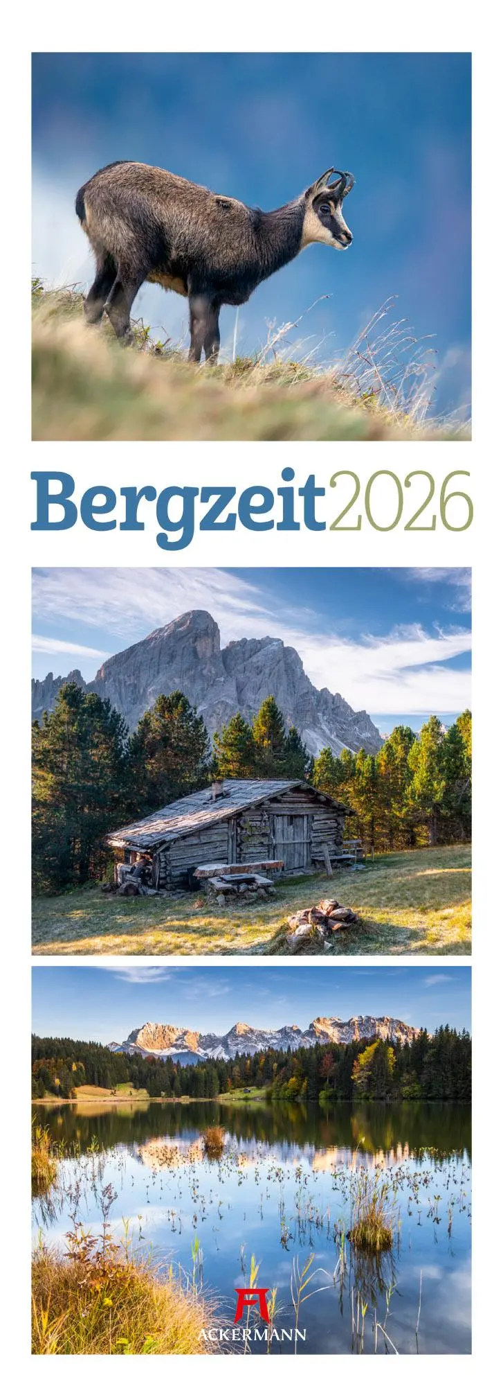 Cover: 9783838426211 | Bergzeit Triplet-Kalender 2026 | Ackermann Kunstverlag GmbH | Kalender