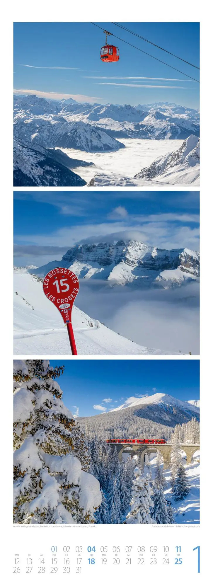Bild: 9783838426211 | Bergzeit Triplet-Kalender 2026 | Ackermann Kunstverlag GmbH | Kalender