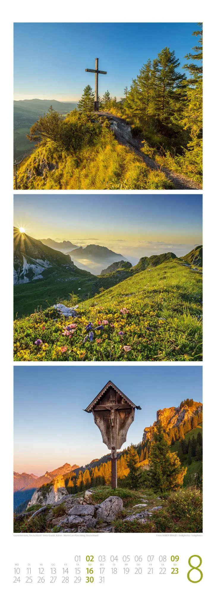 Bild: 9783838426211 | Bergzeit Triplet-Kalender 2026 | Ackermann Kunstverlag GmbH | Kalender