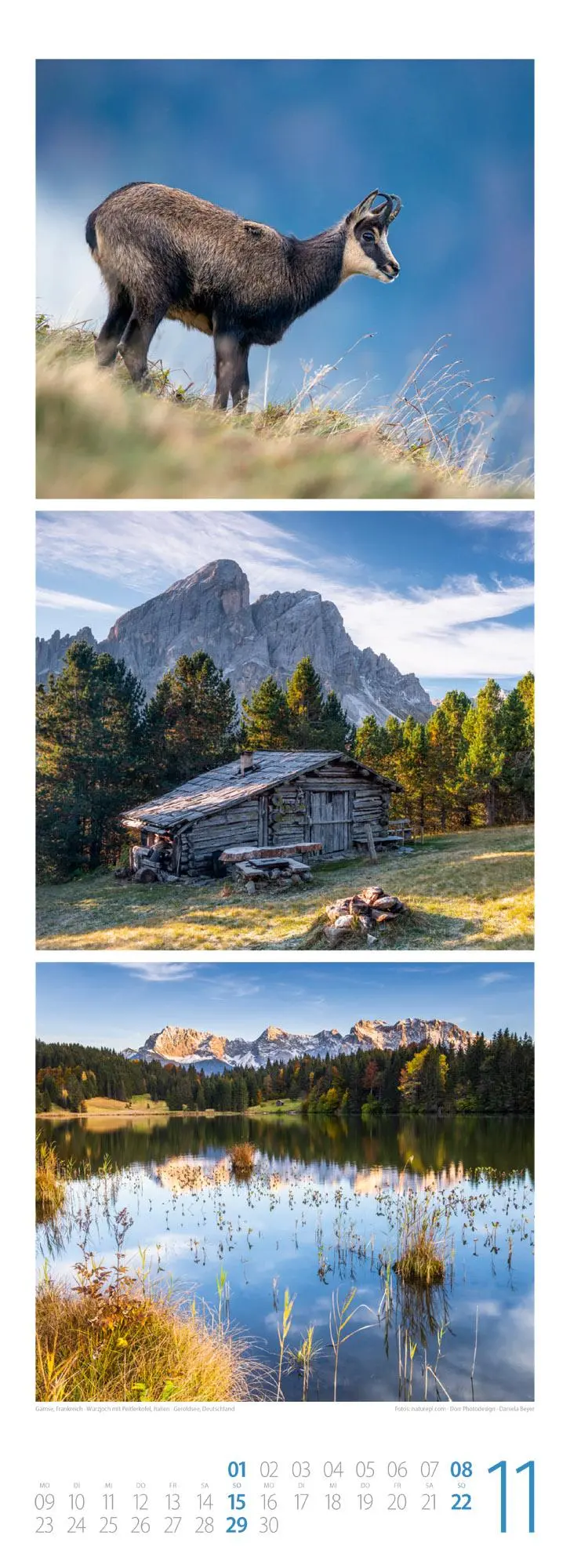 Bild: 9783838426211 | Bergzeit Triplet-Kalender 2026 | Ackermann Kunstverlag GmbH | Kalender