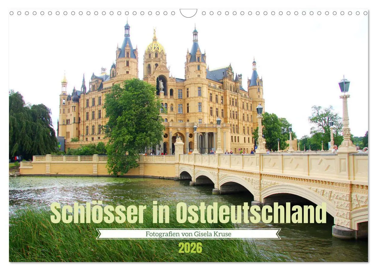 Cover: 9783457576311 | Schlösser in Ostdeutschland (Wandkalender 2026 DIN A3 quer),...