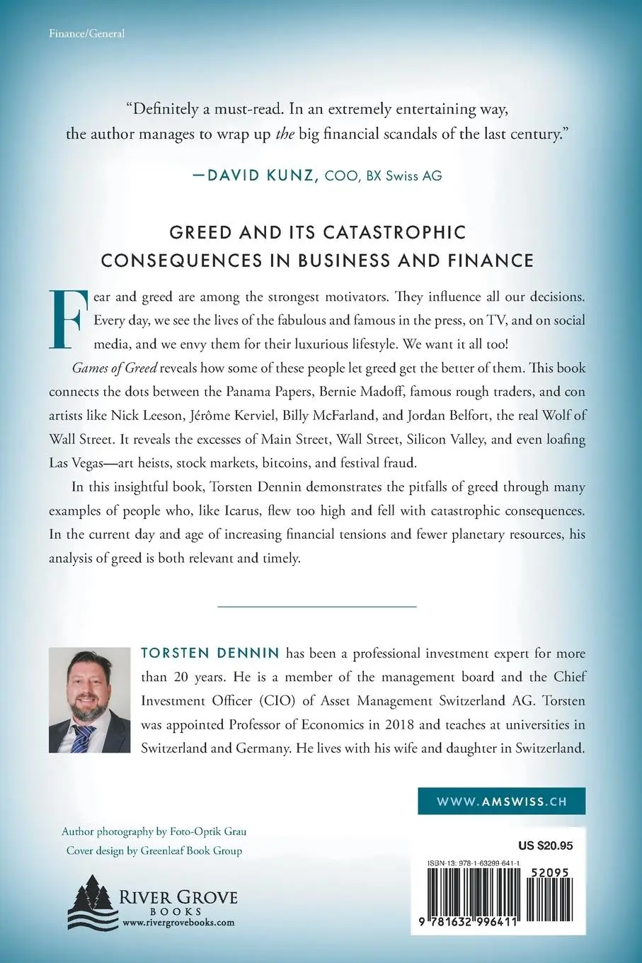 Rückseite: 9781632996411 | Games of Greed | Torsten Dennin | Taschenbuch | Englisch | 2023