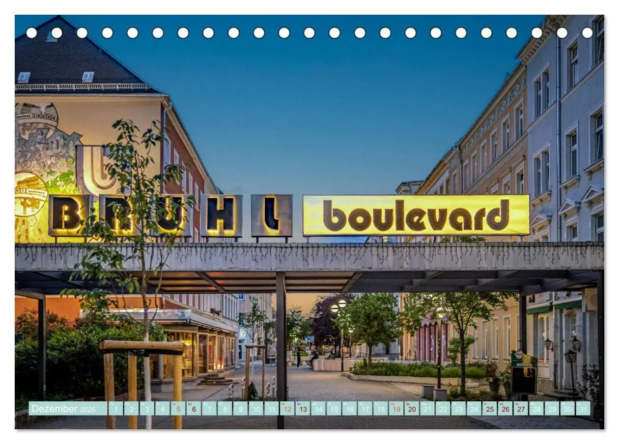 Bild: 9783457326411 | Chemnitz zur blauen Stunde (Tischkalender 2026 DIN A5 quer),...