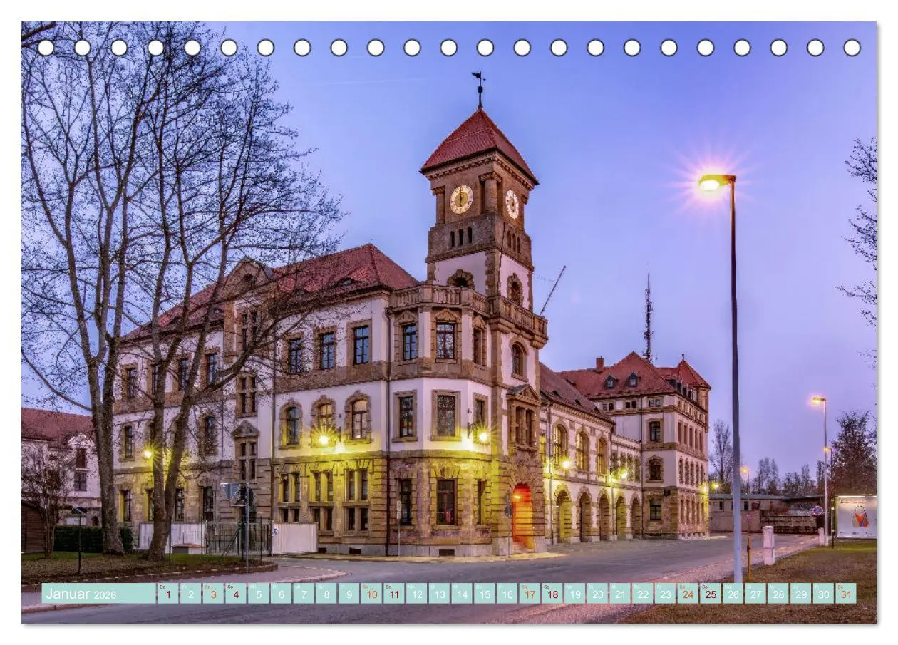 Bild: 9783457326411 | Chemnitz zur blauen Stunde (Tischkalender 2026 DIN A5 quer),...