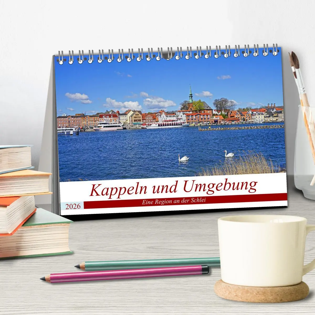 Bild: 9783457636411 | Kappeln und Umgebung (Tischkalender 2026 DIN A5 quer), CALVENDO...