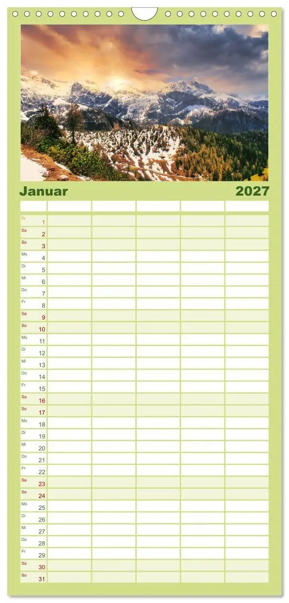 Bild: 9783594326411 | Familienplaner 2027 - Nationalpark Berchtesgaden- Magische...