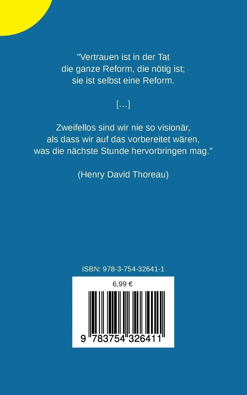 Rückseite: 9783754326411 | Das (bald) zurückgewonnene Paradies | Thoreau Henry David (u. a.)