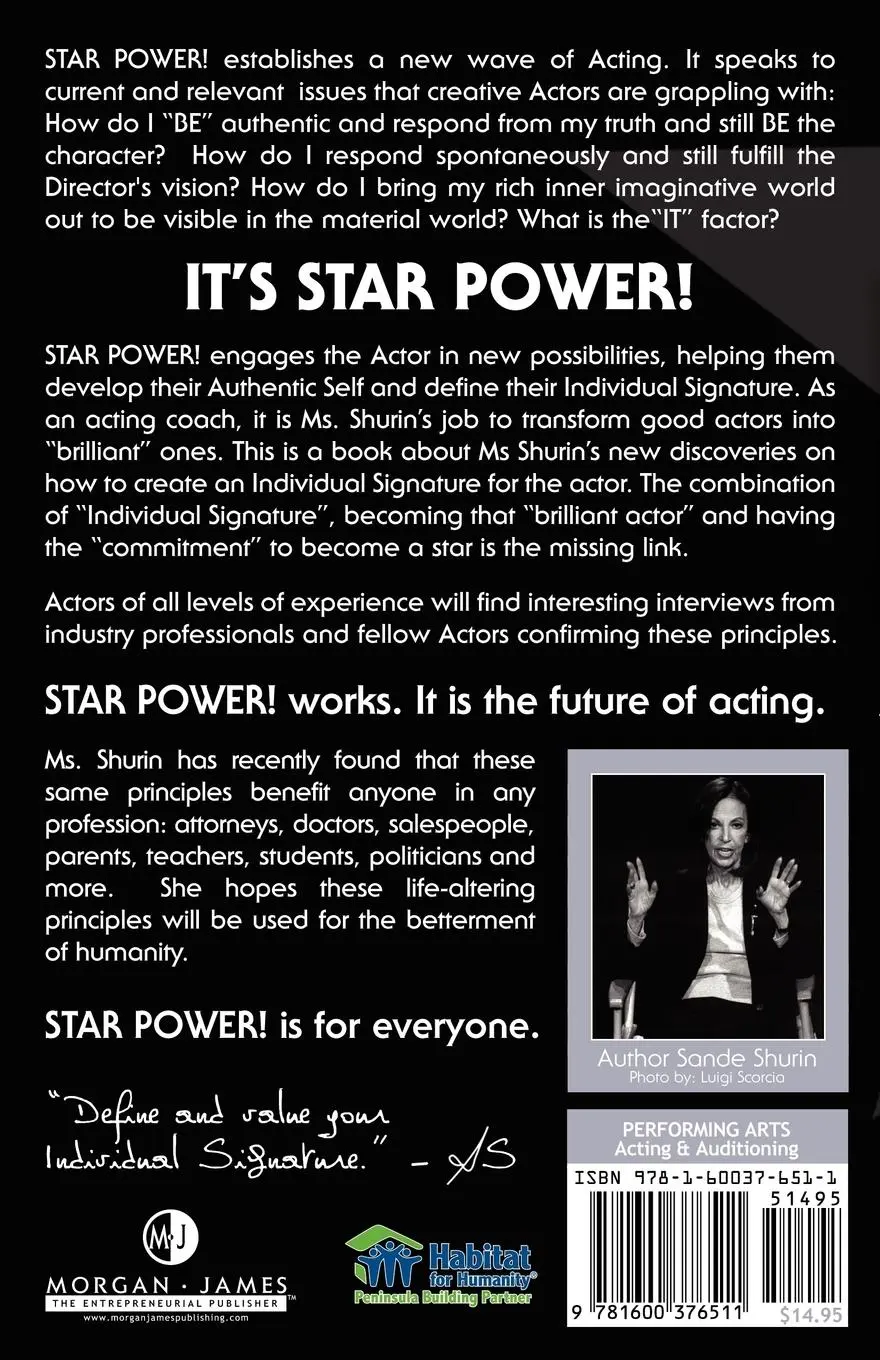 Rückseite: 9781600376511 | Star Power | Defining Your Individual Signature | Sande Shurin | Buch